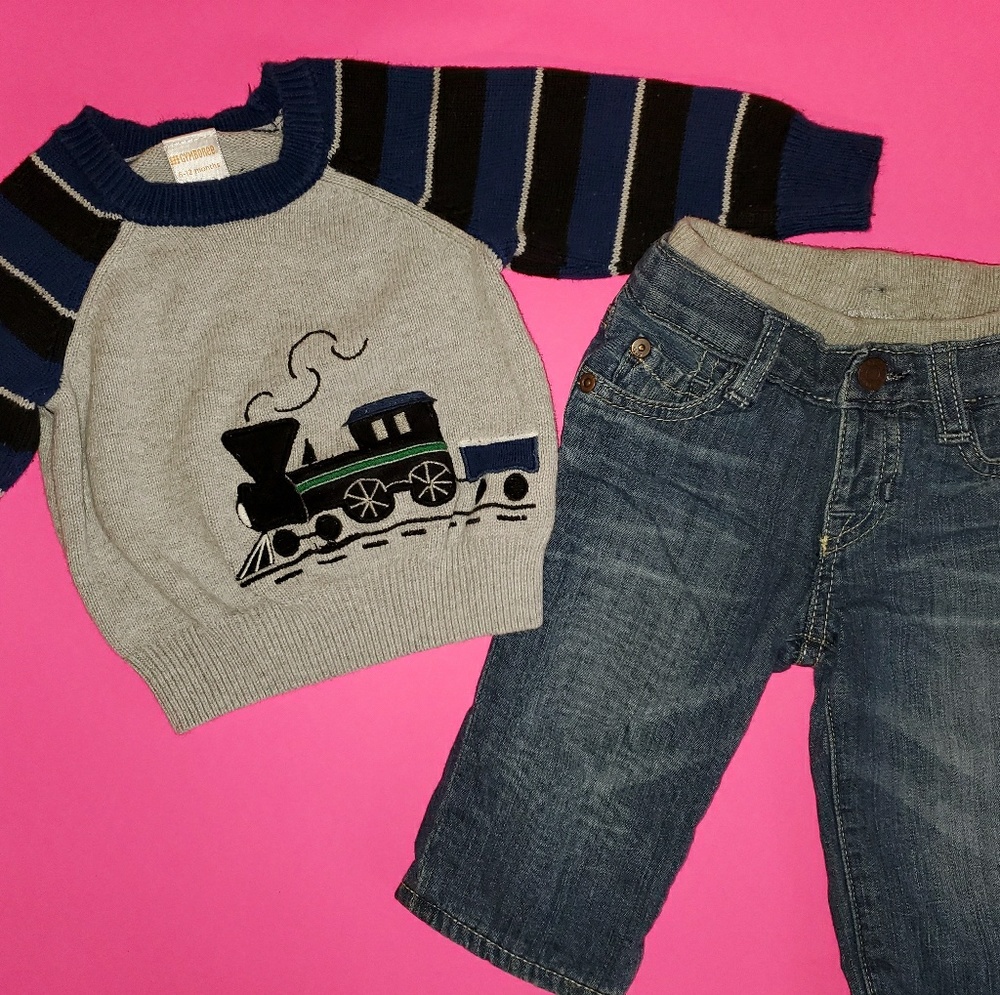 Boys winter clothes size 6-12 months